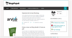 Desktop Screenshot of blogspopuli.com